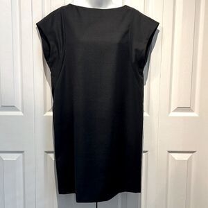 UniQlo‎ Charcoal Grey Cap Sleeve Wool Blend Dress Size S